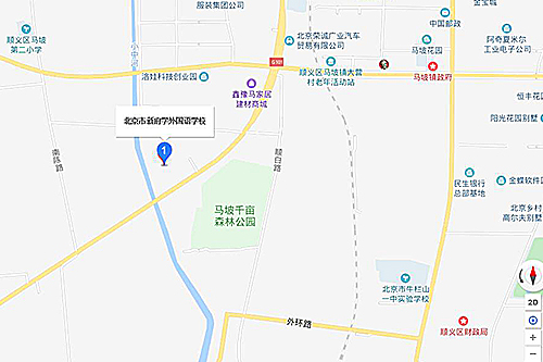 北京市新府学外国语学校具体位置